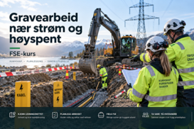 Gravearbeid nær høyspent FSE